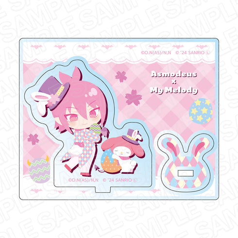 アニメ『魔入りました!入間くん』×サンリオキャラクターズ アクリルスタンド アスモデウス・アリス×マイメロディ Easter ver.