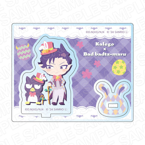 アニメ『魔入りました!入間くん』×サンリオキャラクターズ アクリルスタンド ナベリウス・カルエゴ×バッドばつ丸 Easter ver.
