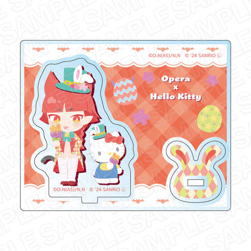 アニメ『魔入りました!入間くん』×サンリオキャラクターズ アクリルスタンド オペラ×ハローキティ Easter ver.