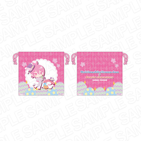 アニメ『魔入りました!入間くん』×サンリオキャラクターズ 巾着 アスモデウス・アリス×マイメロディ Easter ver.