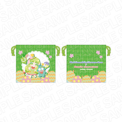 アニメ『魔入りました!入間くん』×サンリオキャラクターズ 巾着 ウァラク・クララ×ハンギョドン Easter ver.