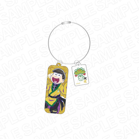 『おそ松さん×Mリーグ』 ワイヤーキーホルダー 十四松 チーム松野家 ver.