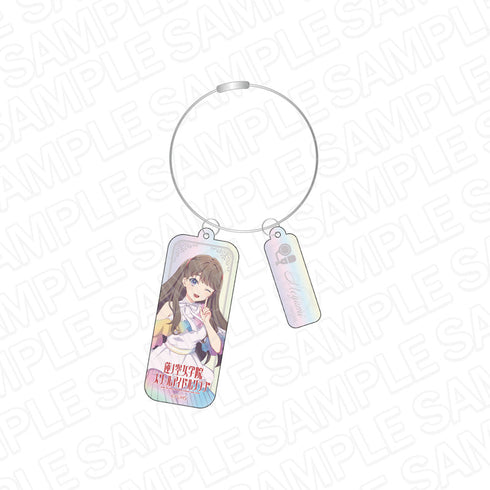 『ラブライブ!蓮ノ空女学院スクールアイドルクラブ』 オーロラワイヤーキーホルダー 藤島 慈 洋装 ver