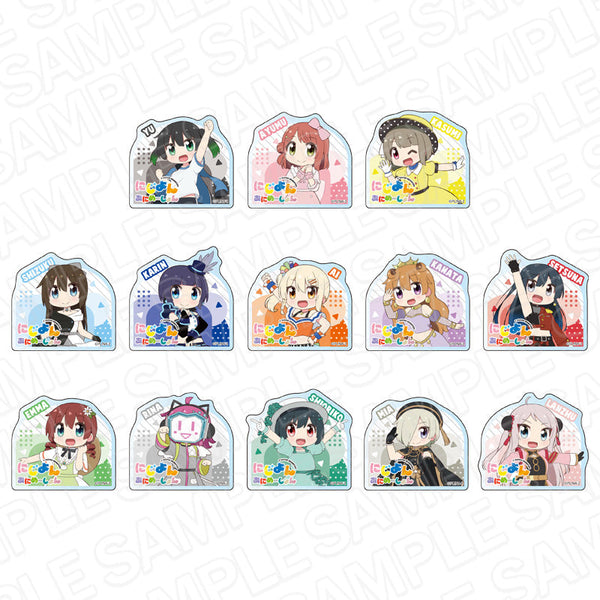 『にじよん あにめーしょん』 アクリルバッジ vol.1 セット