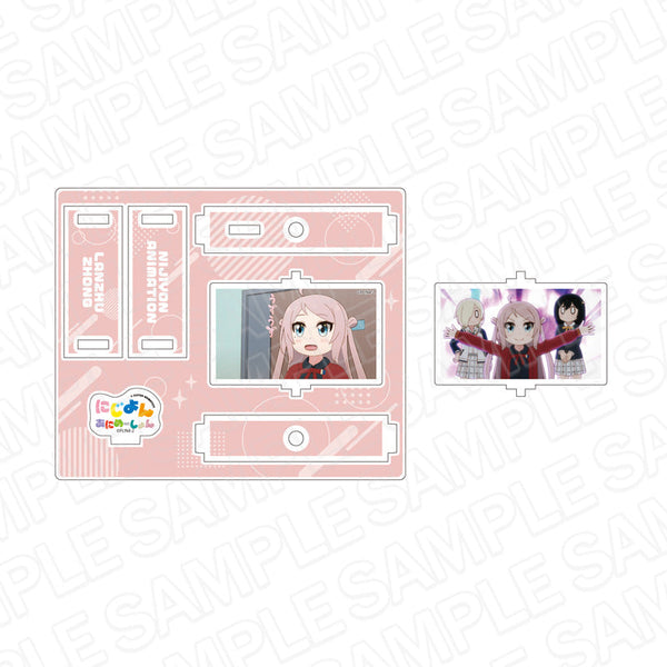 『にじよん あにめーしょん』 くるくるアクリルスタンド 鐘 嵐珠 vol.1