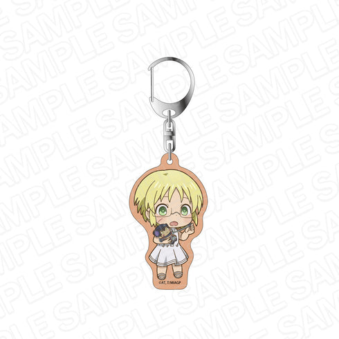 アニメ『メイドインアビス 烈日の黄金郷』 ホログラムキーホルダー リコ ぬいと一緒 デフォルメ ver.