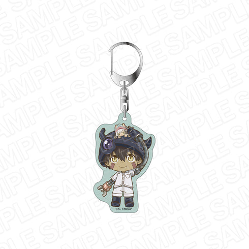 アニメ『メイドインアビス 烈日の黄金郷』 ホログラムキーホルダー レグ ぬいと一緒 デフォルメ ver.