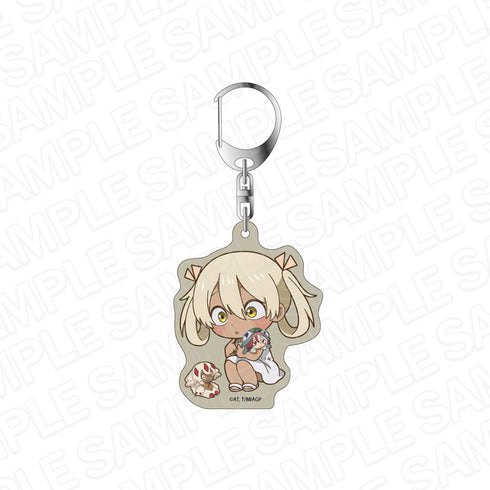 アニメ『メイドインアビス 烈日の黄金郷』 ホログラムキーホルダー イルミューイ ぬいと一緒 デフォルメ ver.