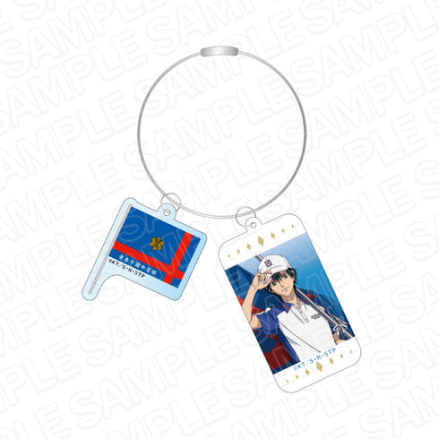 『新テニスの王子様』 ワイヤーキーホルダー 越前リョーマ flag ver.