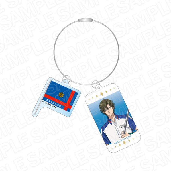 『新テニスの王子様』 ワイヤーキーホルダー 手塚国光 flag ver.