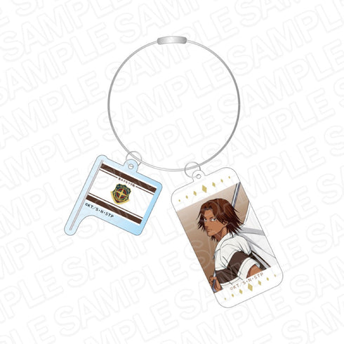 『新テニスの王子様』 ワイヤーキーホルダー 赤澤吉朗 flag ver.