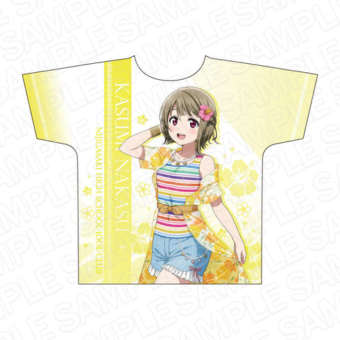 『ラブライブ!虹ヶ咲学園スクールアイドル同好会』フルグラフィックTシャツ 中須かすみ アロハ ver