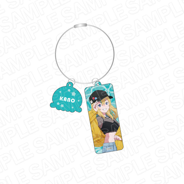 『オリジナルーション夜のクラゲは泳げない』ワイヤーキーホルダー 山ノ内花音 Y2K ver.