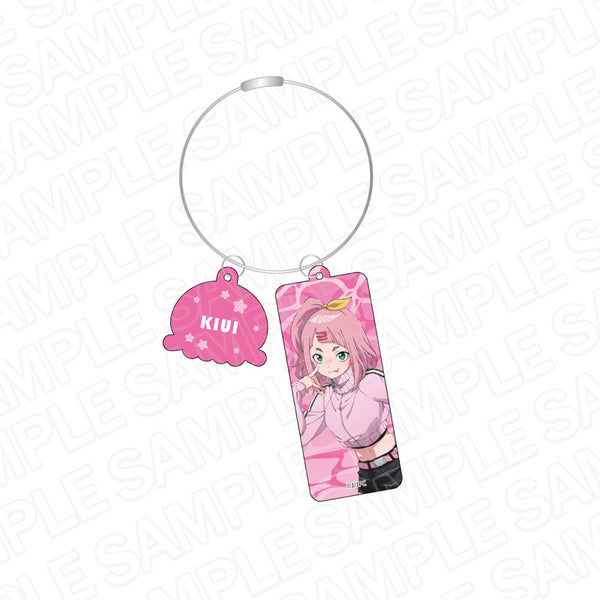 『オリジナルーション夜のクラゲは泳げない』ワイヤーキーホルダー 渡瀬キウイ Y2K ver.