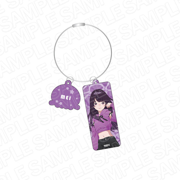 『オリジナルーション夜のクラゲは泳げない』ワイヤーキーホルダー 高梨・キム・アヌーク・めい Y2K ver.