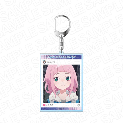 『オリジナルーション夜のクラゲは泳げない』SNS風アクリルキーホルダー 渡瀬キウイ