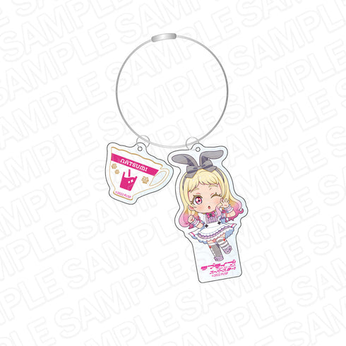 『ラブライブ!スーパースター!!』ワイヤーキーホルダー 鬼塚夏美 ティーサロンメイド デフォルメ ver