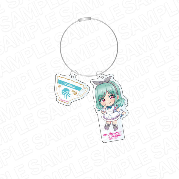 『ラブライブ!スーパースター!!』ワイヤーキーホルダー 鬼塚冬毬 ティーサロンメイド デフォルメ ver