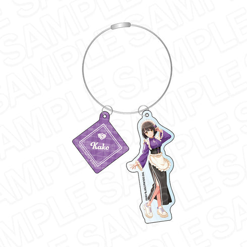 『アイドルマスター シンデレラガールズ』ワイヤーキーホルダー 鷹富士茄子 ジャージメイド ver.