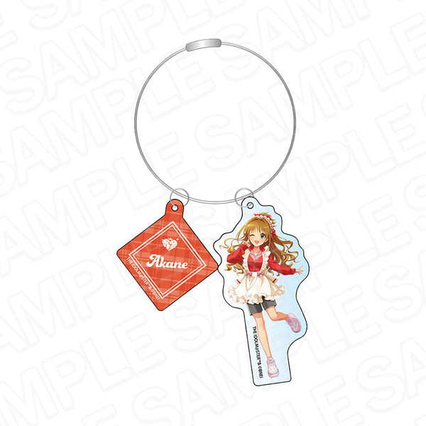 『アイドルマスター シンデレラガールズ』ワイヤーキーホルダー 日野茜 ジャージメイド ver.