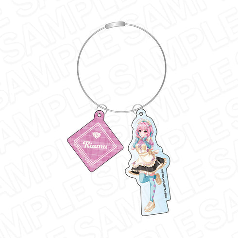 『アイドルマスター シンデレラガールズ』ワイヤーキーホルダー 夢見りあむ ジャージメイド ver.
