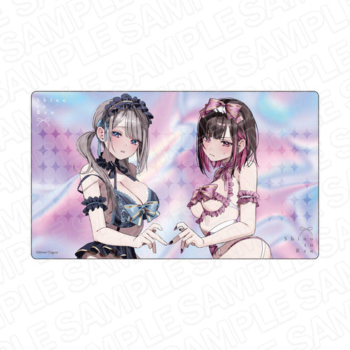 『志乃と恋』ラバーデスクマット ランジェリー ver.