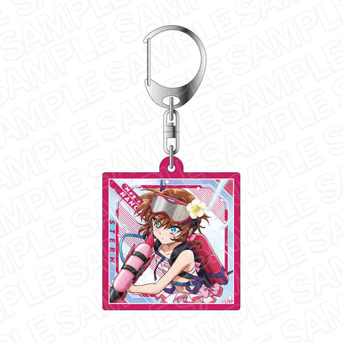 『魔法少女リリカルなのはシリーズ』ホログラムアクリルキーホルダー シュテル ウォーターサバゲー ver.