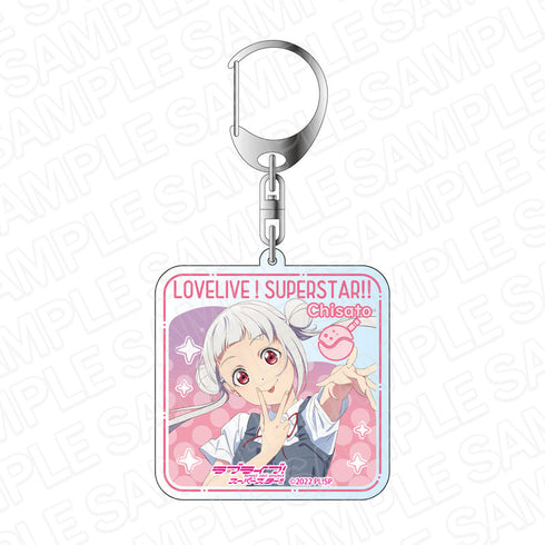 『ラブライブ!スーパースター!!』アクリルキーホルダー 嵐 千砂都 夏制服 vol.2