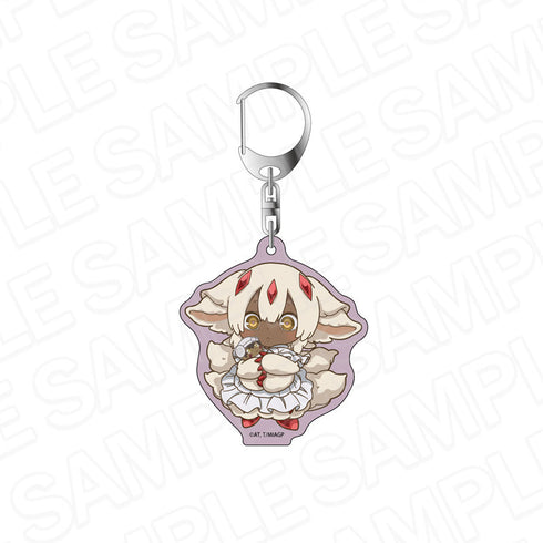 『メイドインアビス 烈日の黄金郷』ホログラムキーホルダー ファプタ ぬいと一緒 デフォルメ ver. vol.2