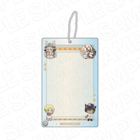 『メイドインアビス 烈日の黄金郷』フォトフレームキーホルダー A ぬいと一緒 デフォルメ ver.