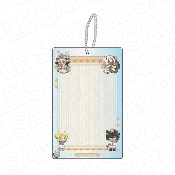 『メイドインアビス 烈日の黄金郷』フォトフレームキーホルダー A ぬいと一緒 デフォルメ ver.