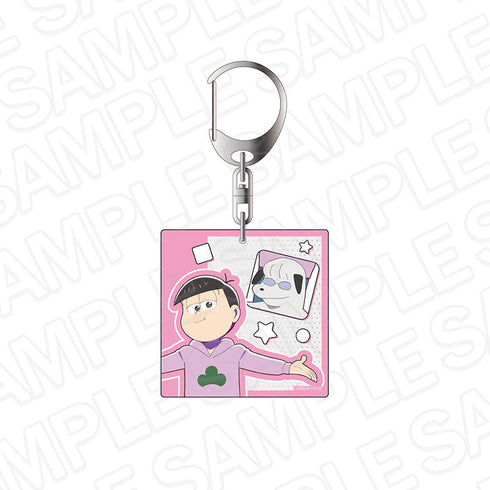 『おそ松さん×貼りまわれ!こいぬ』アクリルキーホルダー トド松×犬始さら敏