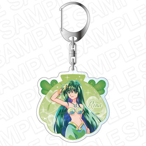 『マーメイドメロディー』ぴちぴちピッチ ホログラムキーホルダー PALE TONE series 桐院 リナ マーメイド ver.
