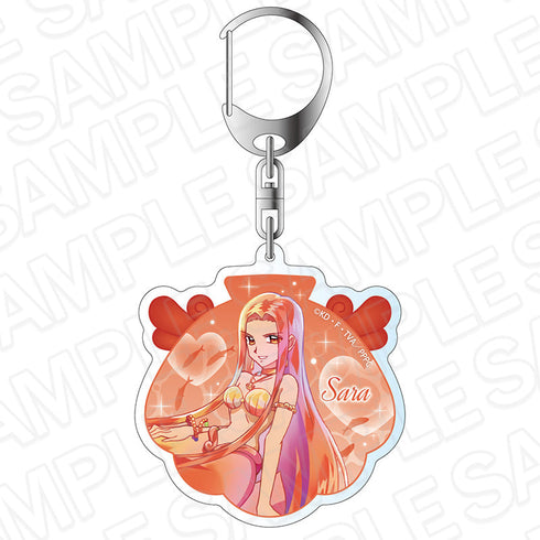 『マーメイドメロディー』ぴちぴちピッチ ホログラムキーホルダー PALE TONE series 沙羅 マーメイド ver.