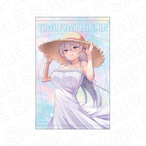 『よわよわ先生』B2タペストリー 鶸村 ひより 夏のお出かけ ver.