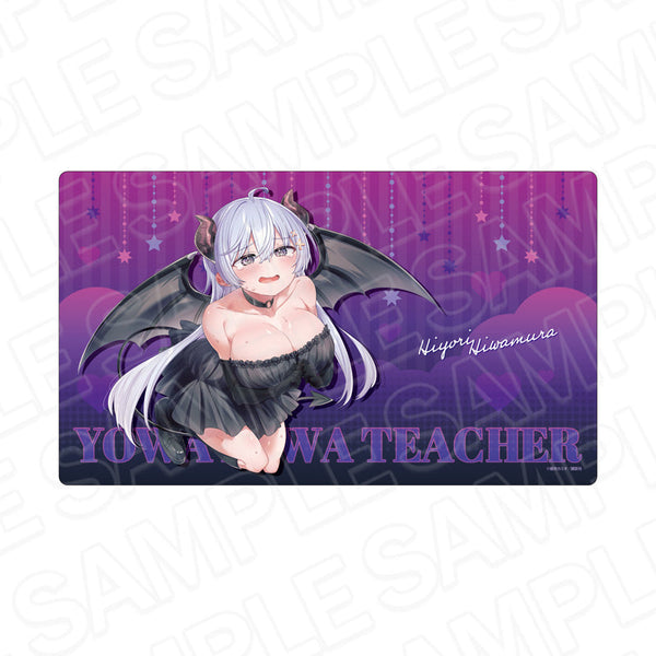 『よわよわ先生』ラバーデスクマット 鶸村 ひより デビル ver.