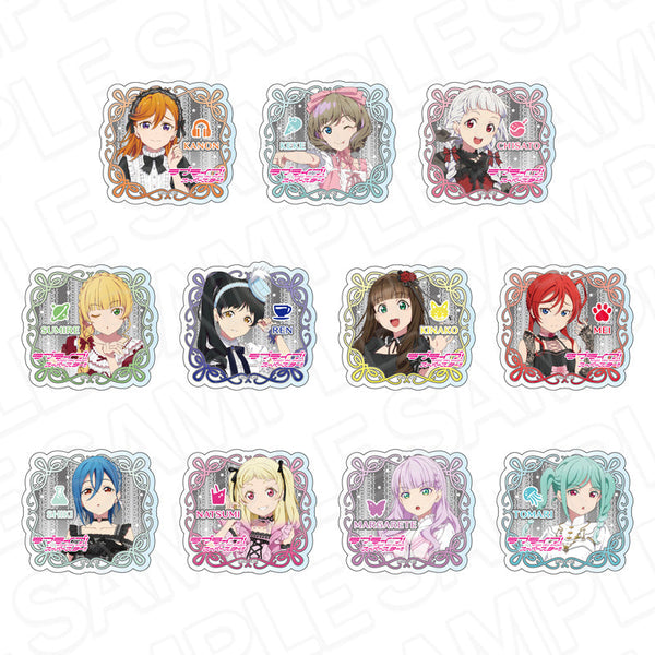 『ラブライブ!スーパースター!!』アクリルバッジ ロリータファッション ver セット