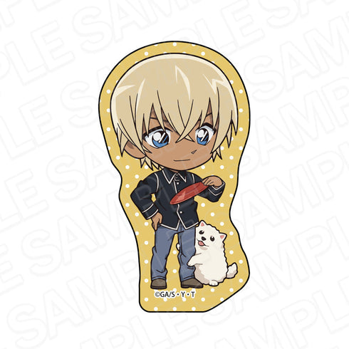 『名探偵コナン』ダイカットステッカー 安室透 デフォルメいぬ ver.