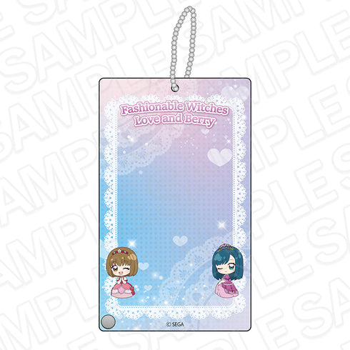 『オシャレ魔女 ラブ and ベリー』フォトフレームキーホルダー ドレス ver.