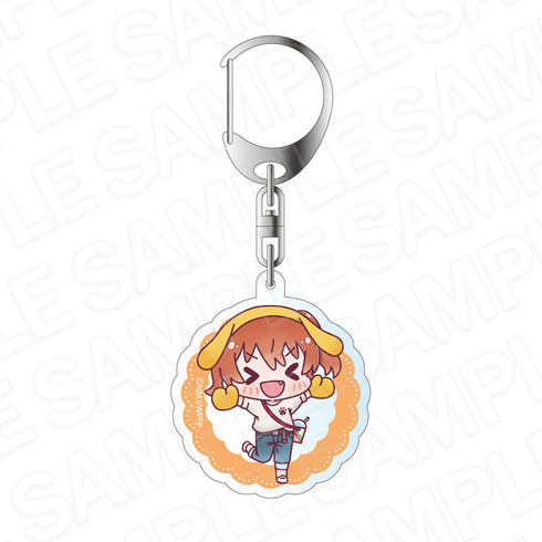 『私に天使が舞い降りた! プレシャス・フレンズ』アクリルキーホルダー 星野ひなた 遊園地デフォルメ ver.