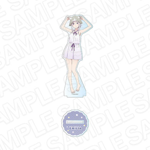 『Re:ゼロから始める異世界生活』デカアクリルスタンド エミリア sauna ver.