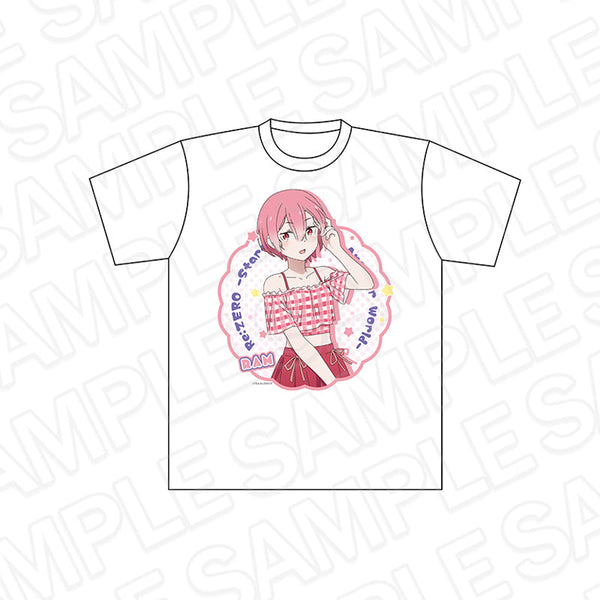 『Re:ゼロから始める異世界生活』Tシャツ ラム Lサイズ sauna ver.