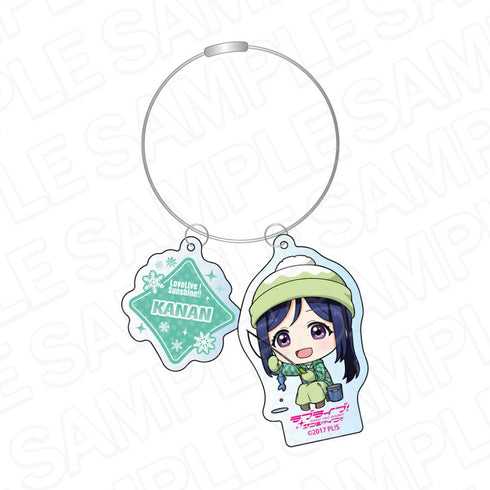 『ラブライブ!サンシャイン!!』ワイヤーキーホルダー 松浦果南 冬遊び デフォルメ ver