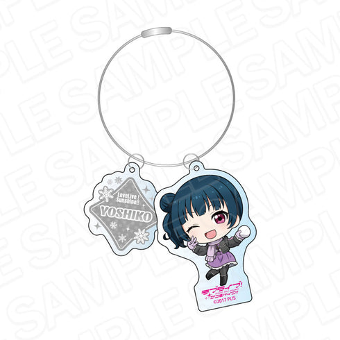 『ラブライブ!サンシャイン!!』ワイヤーキーホルダー 津島善子 冬遊び デフォルメ ver