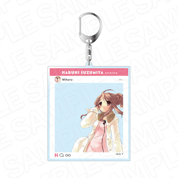 『涼宮ハルヒシリーズ』SNS風キーホルダー 朝比奈 みくる
