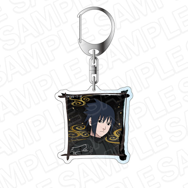 『NARUTO -ナルト- 疾風伝』アクリルキーホルダー うちはサスケ ブラックコーデ ver.