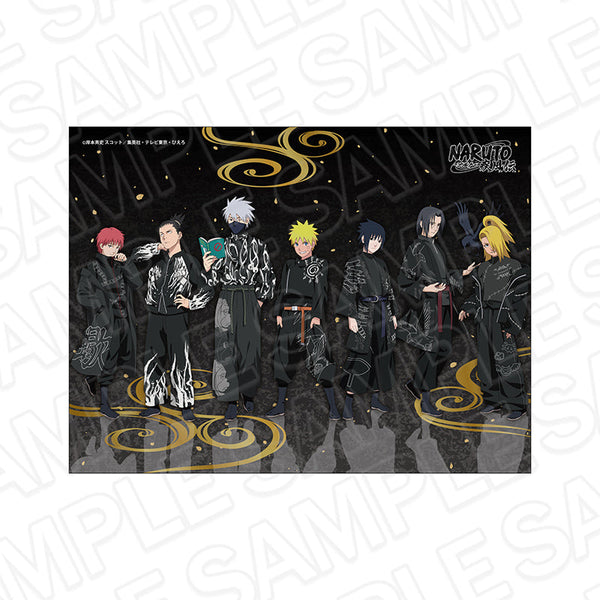 『NARUTO -ナルト- 疾風伝』キャンバスプレート ブラックコーデ ver.