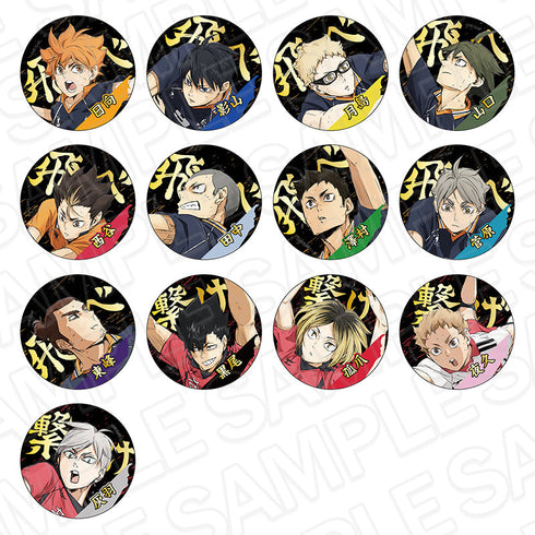 『ハイキュー!!』箔押し風カンバッジ(ブラインド) セット