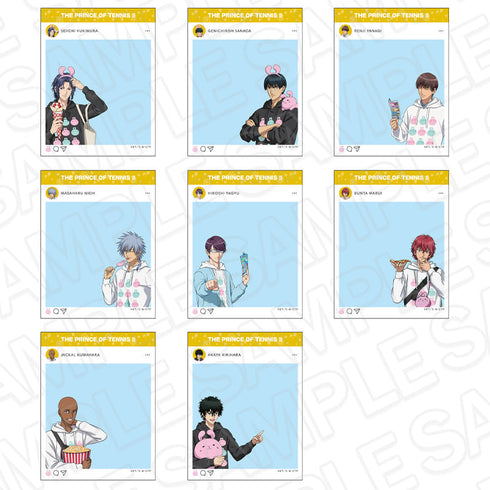 『新テニスの王子様』SNS風クリアスナップ(ブラインド) A 遊園地 ver. セット
