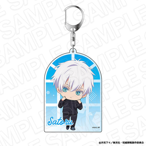 『呪術廻戦』デカキーホルダー 五条 悟 Morning ミニキャラ ver.